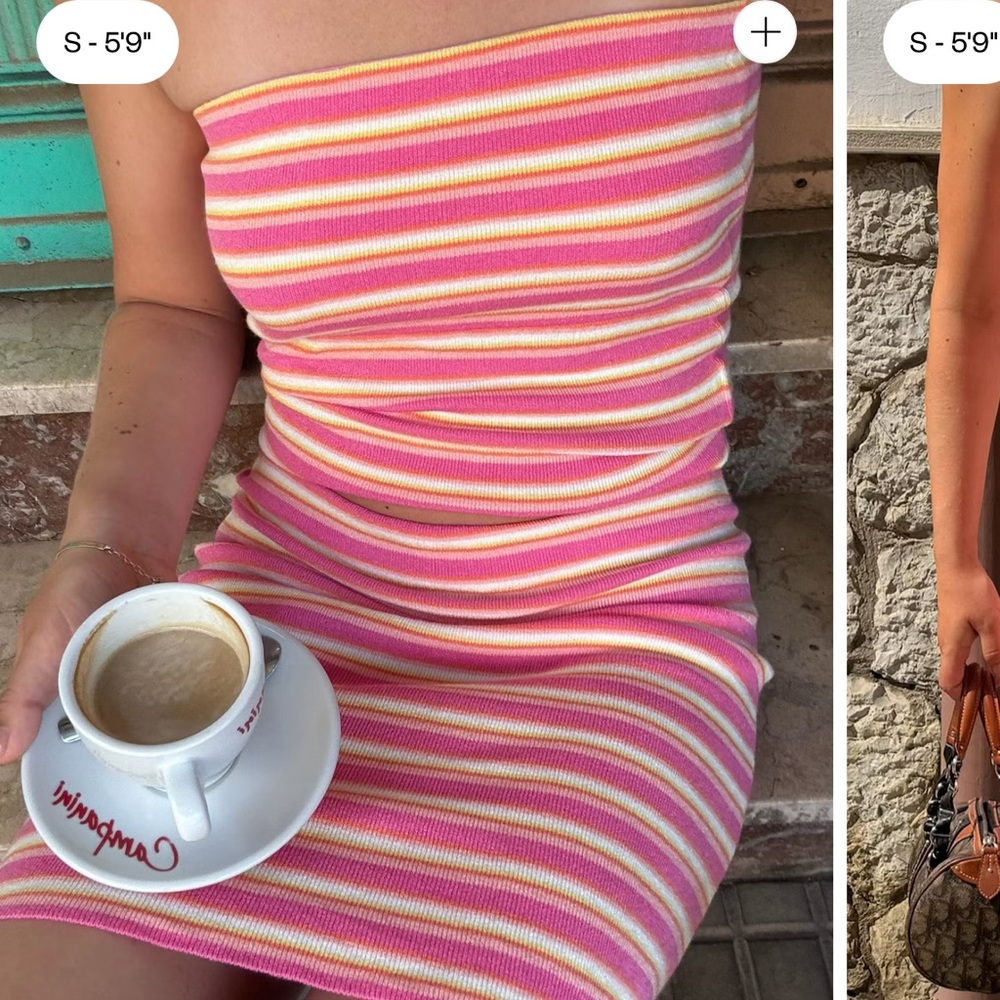 Sold Out Djerf Avenue Tube Top Popsicle size medium